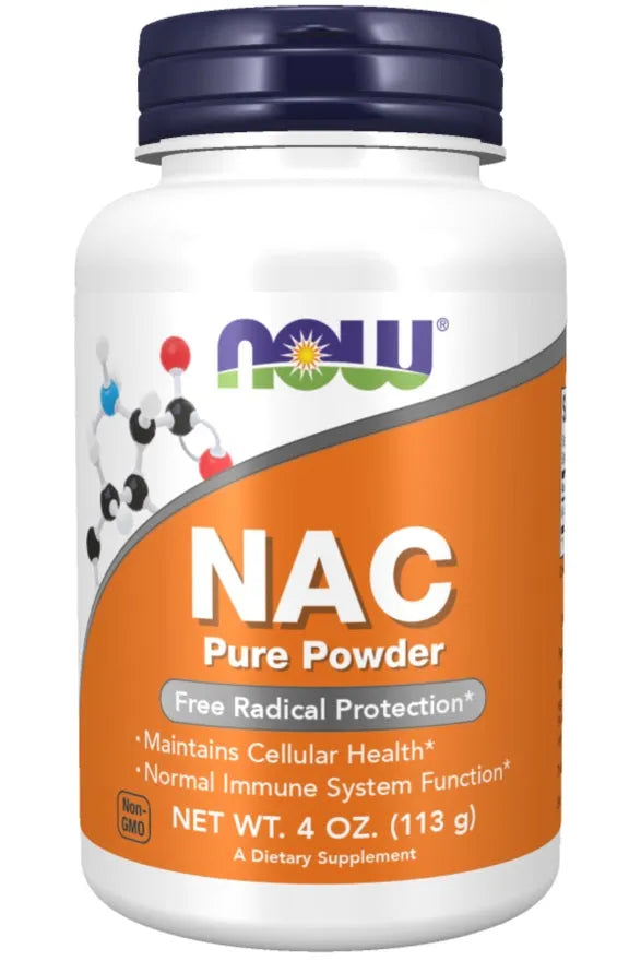 NAC Pure Powder - 113g - NOW Foods - Papildai