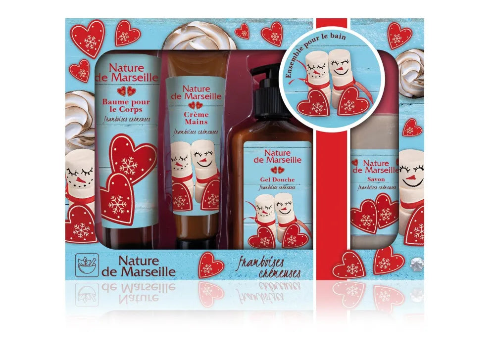 NATURE DE MARSEILLE Raspberry Cream Set - Kosmetika