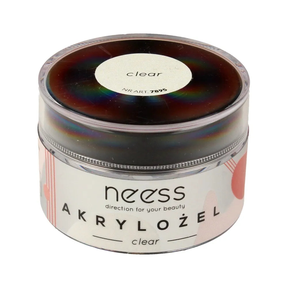 NEESS Acrylic nail gel Clear (7895) 15g - Aiškus nagų gelis - Kosmetika