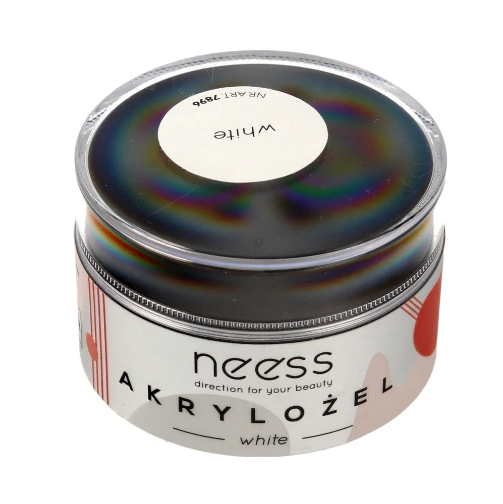NEESS Acrylic nail gel White (7896) 15g - Kosmetika