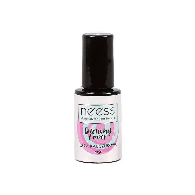 NEESS Rubber base for hybrid varnishes Gummy Cover - Rožinė 4ml - Kosmetika