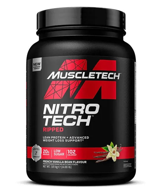 Nitro-Tech Ripped French Vanilla Bean - 1810g - MuscleTech - Sporto papildai