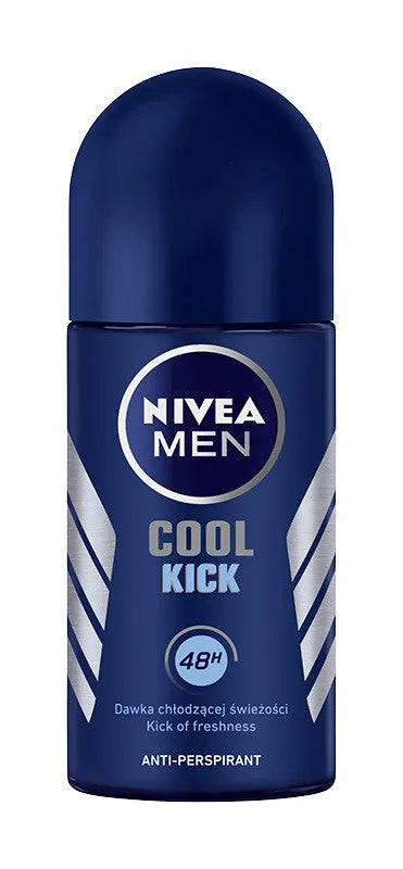 Nivea Antiperspirant COOL KICK roll-on men’s deodorant 50ml - Kosmetika