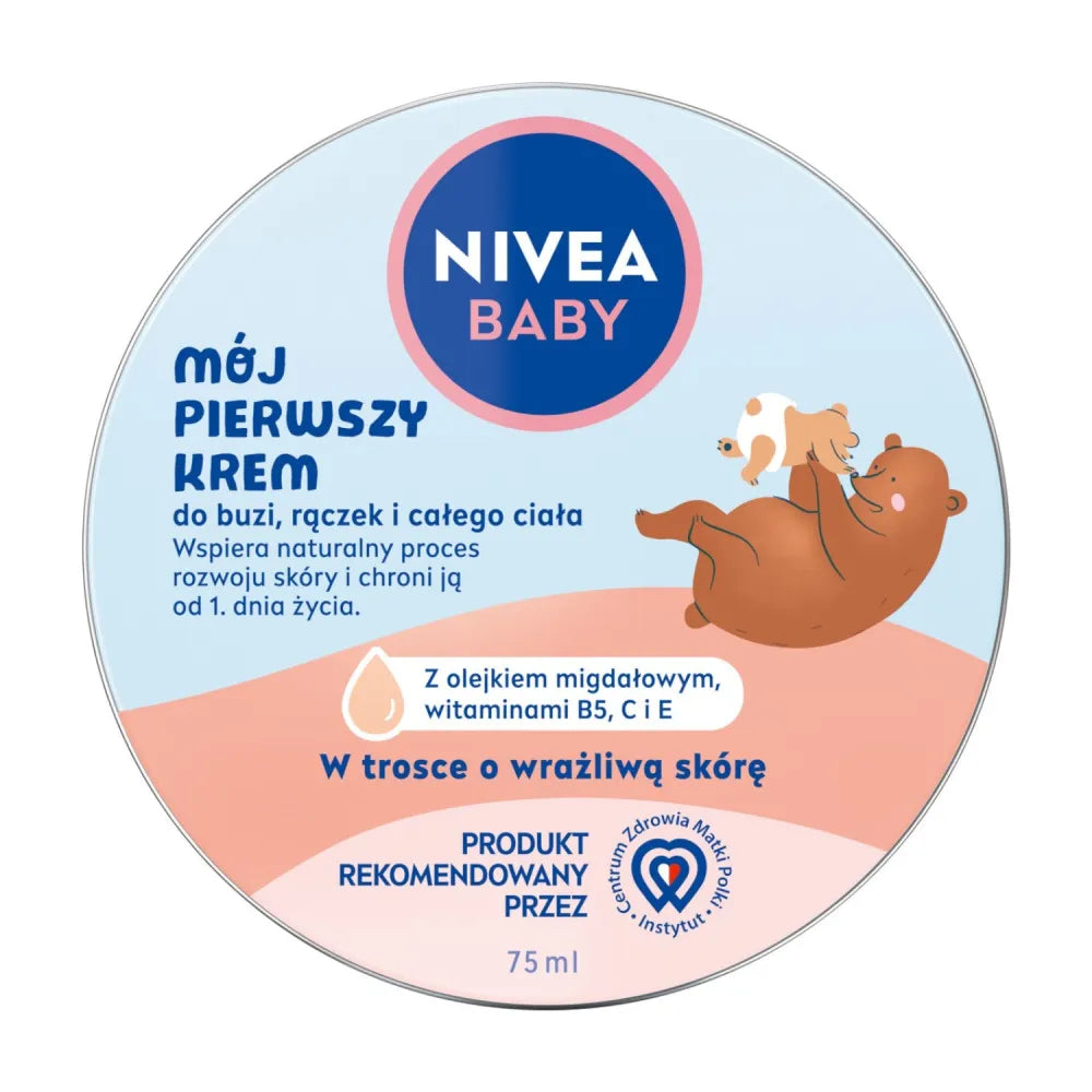 NIVEA Baby My First kremas veidui rankoms ir kūnui 75 ml - Kosmetika