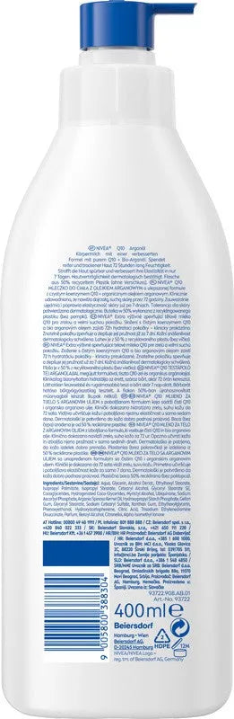 NIVEA Body Q10 Firming and Nourishing Milk 60+ 400 ml - Kosmetika