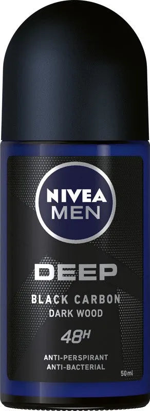 Nivea DEEP roll-on men’s deodorant 50ml - Kosmetika