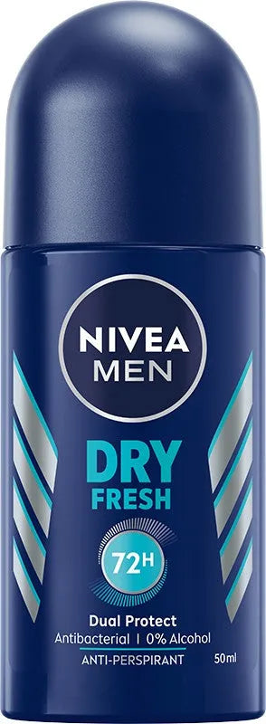 Nivea DRY FRESH roll-on men’s deodorant 50ml - Kosmetika