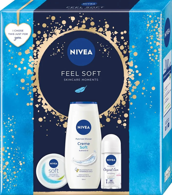 NIVEA Feel Soft dovanų rinkinys - Kosmetika