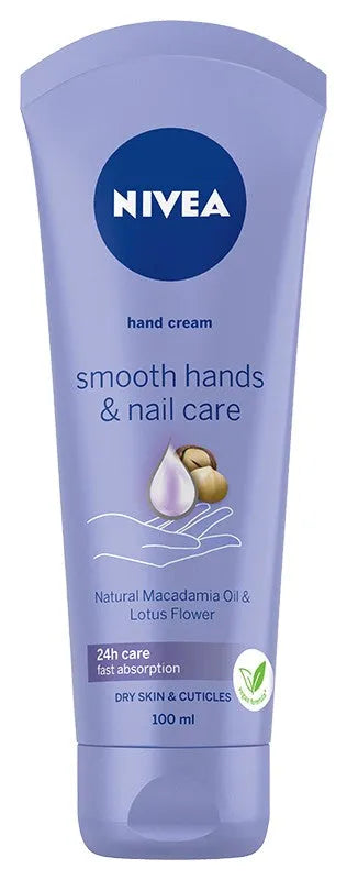 NIVEA HAND Cream 100ml Smooth 84620 - Kosmetika