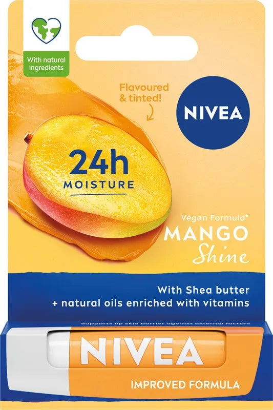 NIVEA Lip Care Protective Balm Hydro MANGO Shine 4.8 g - Kosmetika