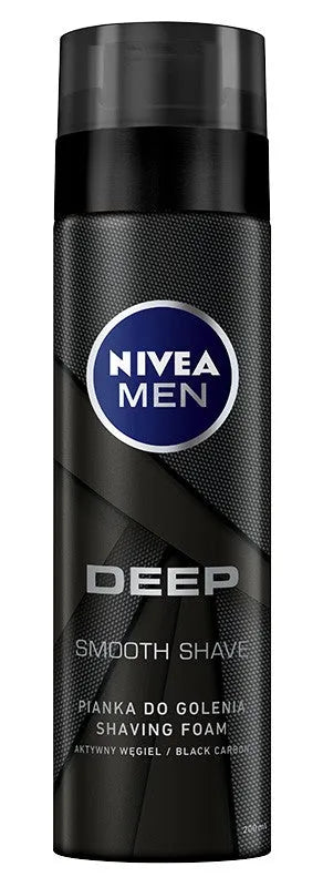 NIVEA MEN DEEP shaving foam 200ml - Kosmetika
