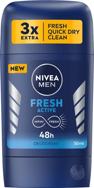 NIVEA MEN Fresh Active deodorant stick 50 ml - Kosmetika