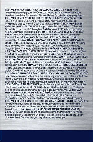 NIVEA Men Fresh Kick po skutimosi losjonas 100 ml - Kosmetika