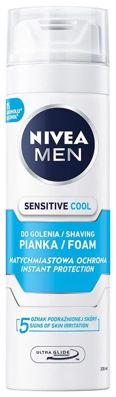 NIVEA MEN SENSITIVE COOL Shaving Foam - Kosmetika