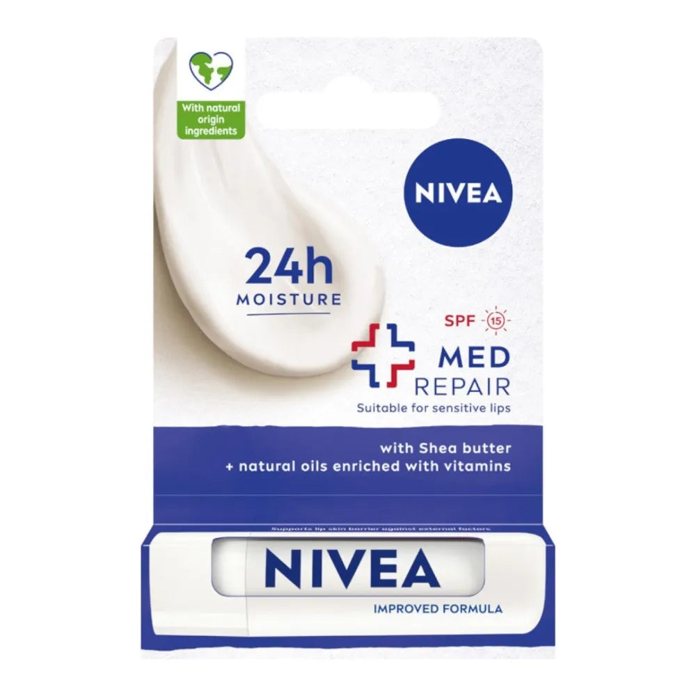 NIVEA Regenerative Med Repair Lipstick 4.8g - Kosmetika