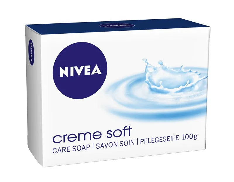 NIVEA SOFT almond oil soap 100g cube - Kosmetika