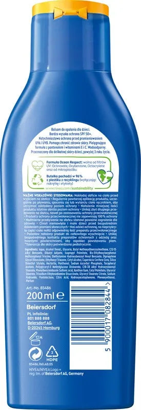 NIVEA Sun Kids Protective Lotion Protect Care 5in1 SPF 50+ 200 - Kosmetika