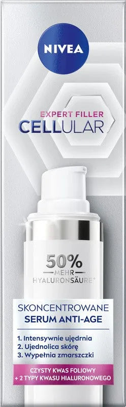 NIVEA V CELLULAR EXPERT ANTI-AGE serumas 40 ml 82388 - Kosmetika