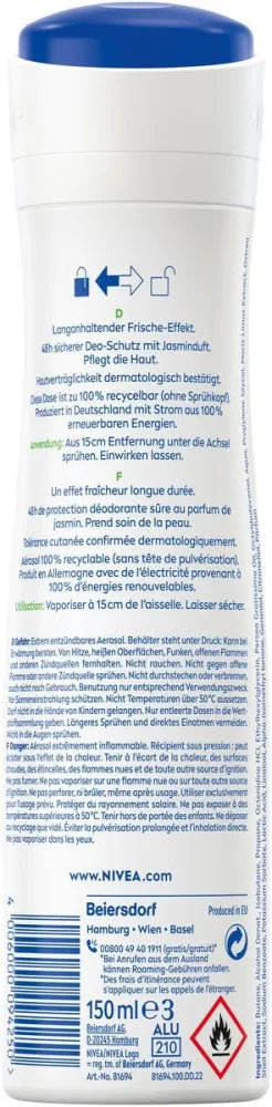 NIVEA Women’s Antiperspirant Fresh Pure 150 ml. - Higiena