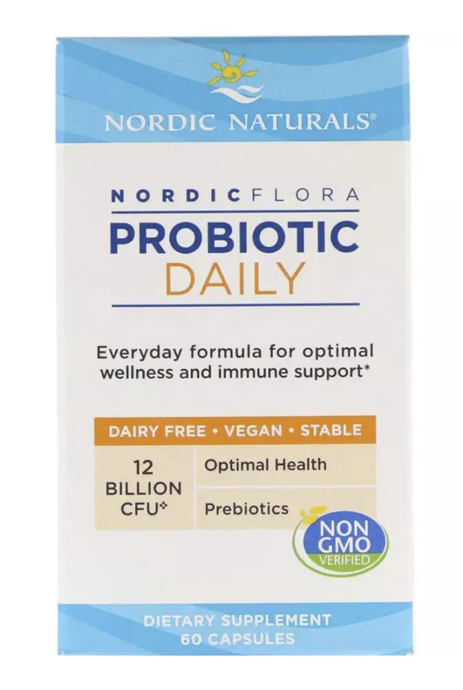Nordic Flora Probiotic Daily - 60 caps - Naturals - Papildai