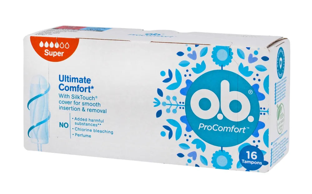 O.B.ProComfort Super patogūs tamponai 1 pakuotė - 16 vnt. - Kosmetika