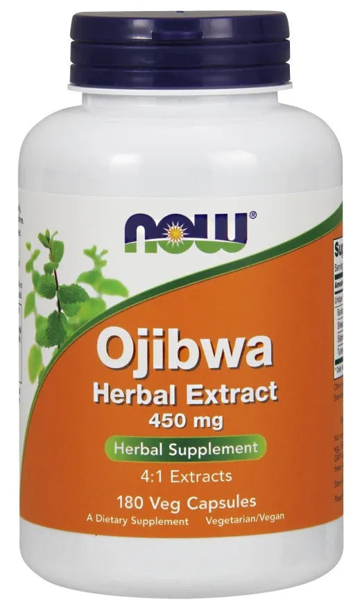 Ojibwa Herbal Extract 450mg - 180 vcaps - NOW Foods - Papildai