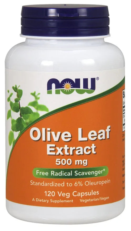 Olive Leaf Extract 500mg - 120 vcaps - NOW Foods - Papildai