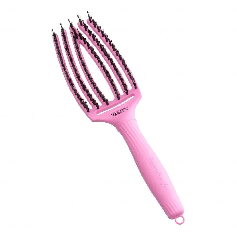 OLIVIA GARDEN Fingerbrush Amazon Pink Tokyo Hairbrush - Kosmetika