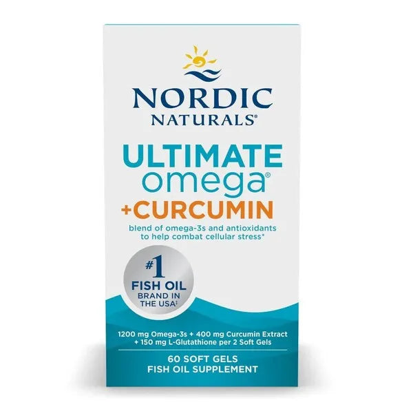 Omega Curcumin 1200mg - 60 softgels - Nordic Naturals - Papildai