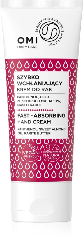 OMI Daily Care Greitai įsigeriantis rankų kremas 75ml - Kosmetika