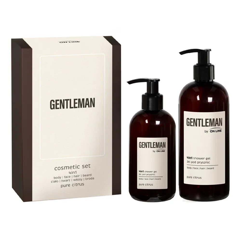 ON LINE Gentleman Set Shower Gel 400 ml + 240 - Higiena