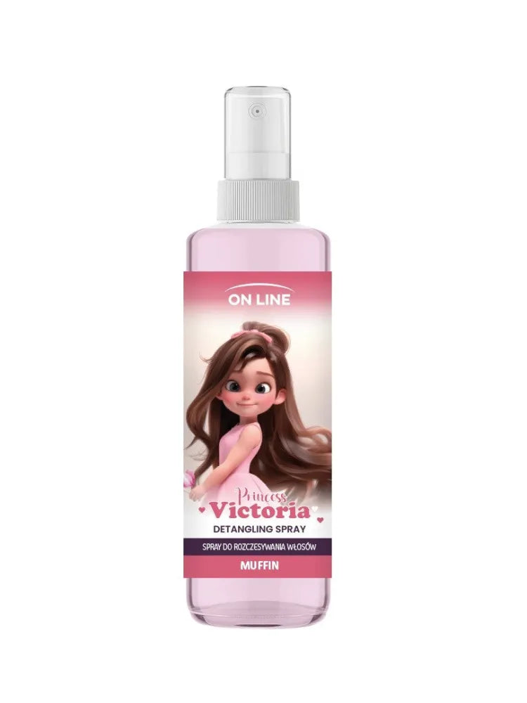 ON LINE KIDS Princess Victoria Plaukų Iššukavimo Purškiklis - Muffin 200 ml - Kosmetika