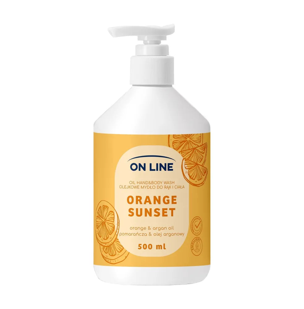 ON LINE Oil hand and body soap Orange Argan 500 ml - Higiena