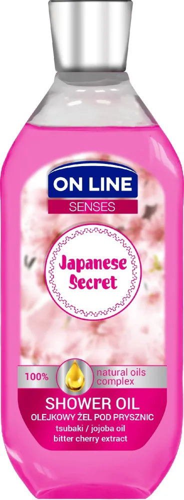 On Line Senses - Shower Oil - Japonų paslaptis - 500ml - Kosmetika