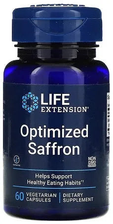 Optimized Saffron - 60 vcaps - Life Extension - Papildai