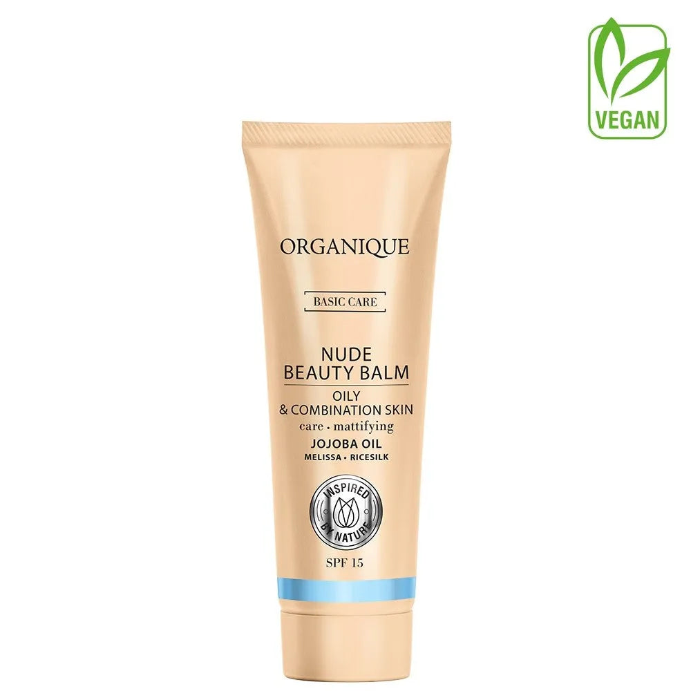 ORGANIQUE Basic Care Beautifying Cream Nude Beauty Balm - riebiai ir mišriai odai 30ml - Kosmetika