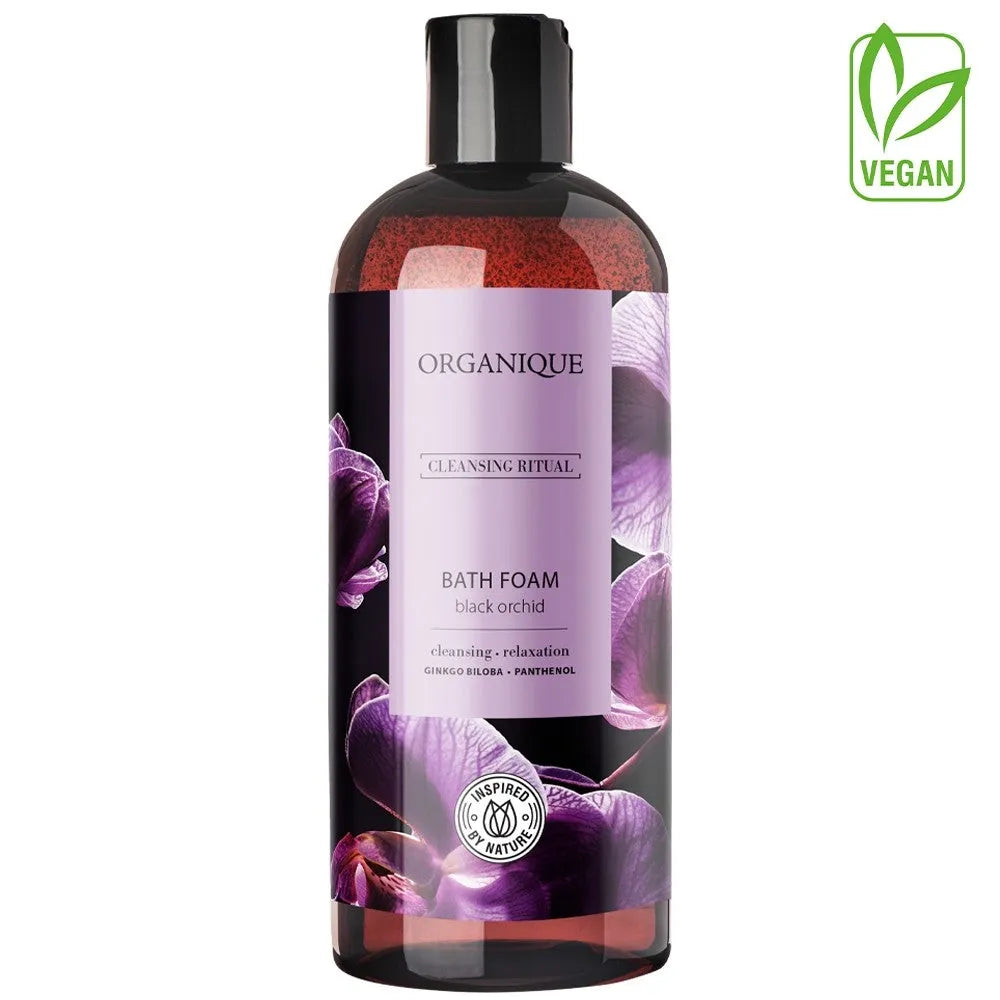 ORGANIQUE Black Orchid vonios skystis 400ml - Kosmetika