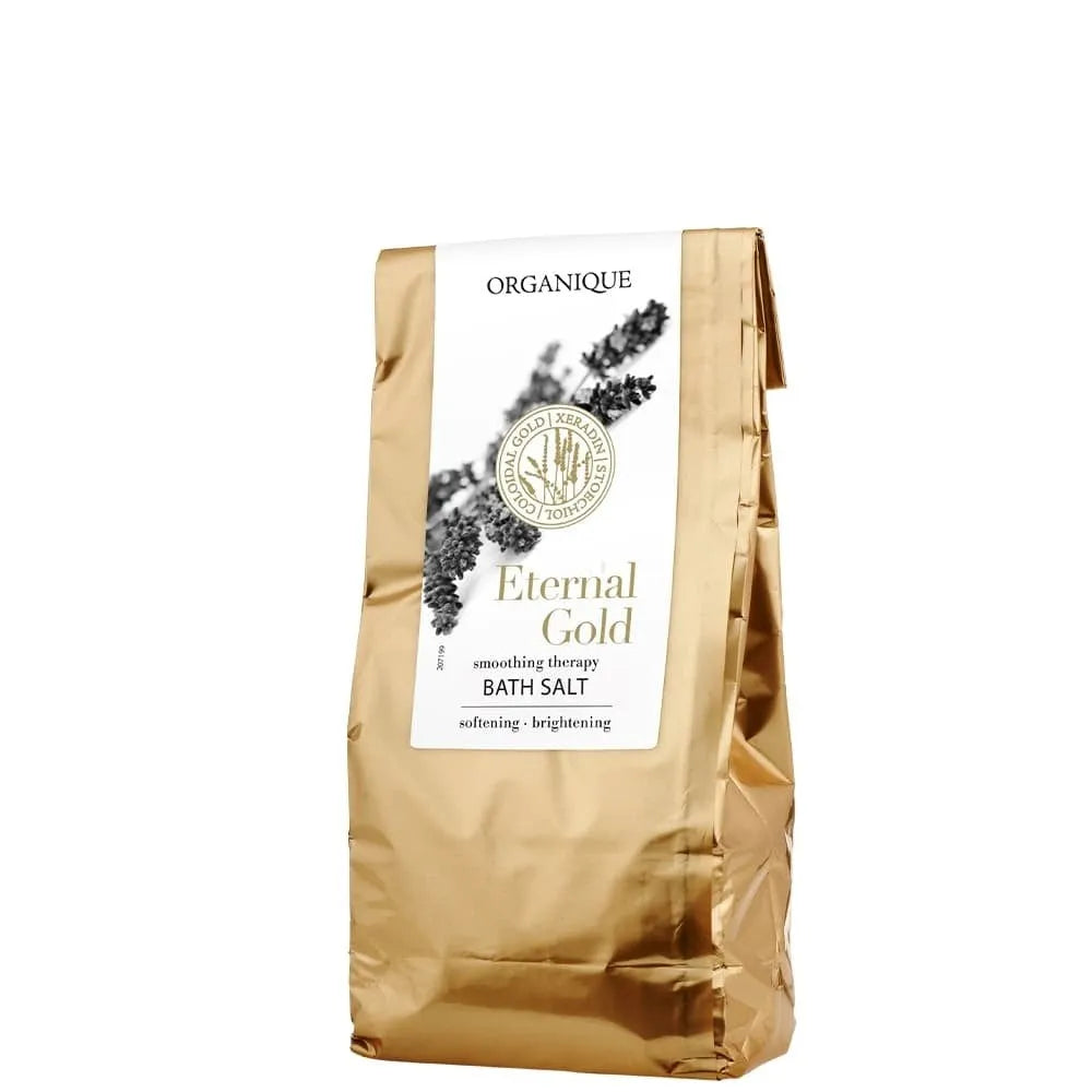 ORGANIQUE Eternal Gold Bath Salt 200g vonios druska - Kosmetika