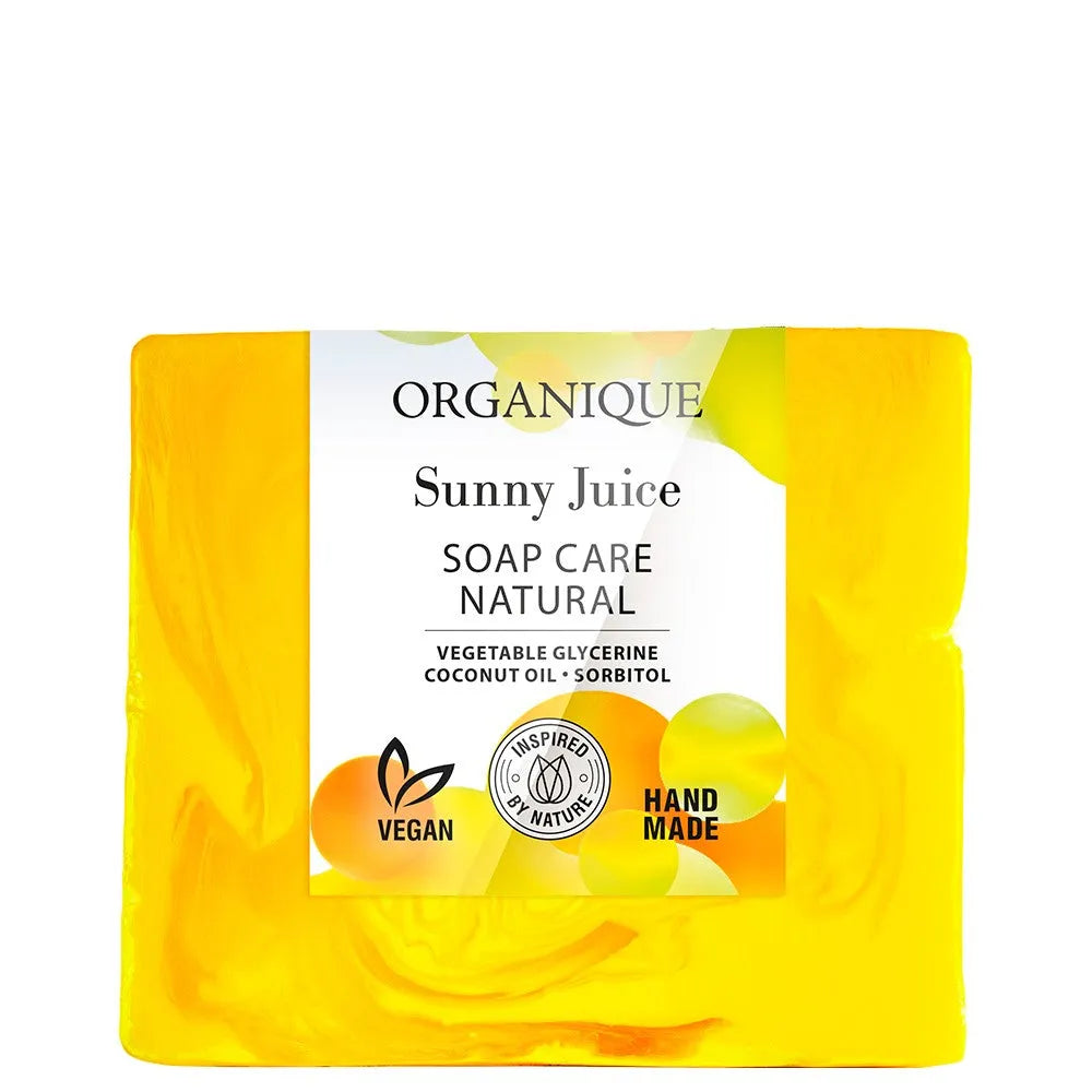 ORGANIQUE Naturally caring soap Sunny Juice 100g Natūraliai rūpestingas muilas saulėtos sultys - Kosmetika
