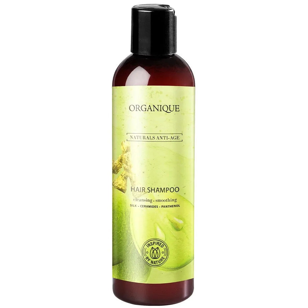 ORGANIQUE Naturals Anti-Age šampūnas pažeistiems ir dažytiems plaukams 250ml - Kosmetika