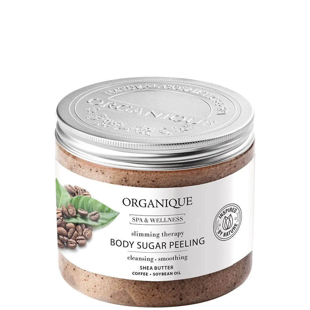 ORGANIQUE Slimming Therapy Liekninantis cukraus kūno šveitiklis 200ml - Kosmetika