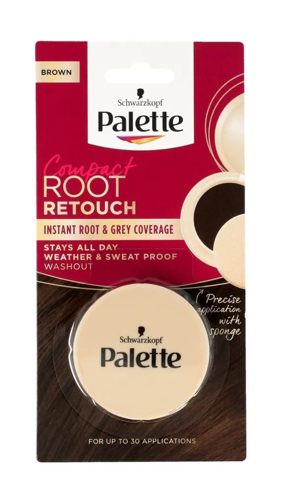 Palette Root Retouch Compact Concealer šaknų korekcijai - rudas 3g - Kosmetika