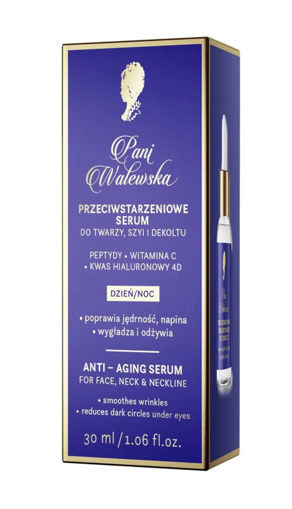 PANI WALEWSKA Classic Anti-Aging Face Neck and Decolletage Serum for Day Night 30 ml - Kosmetika