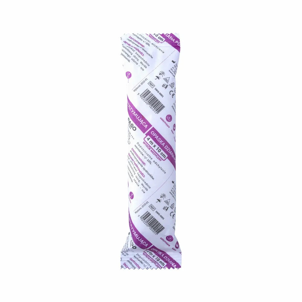 PASOCARE Knitted support band 4m x 10cm 1 vnt. - Medicinos ir slaugos prekės