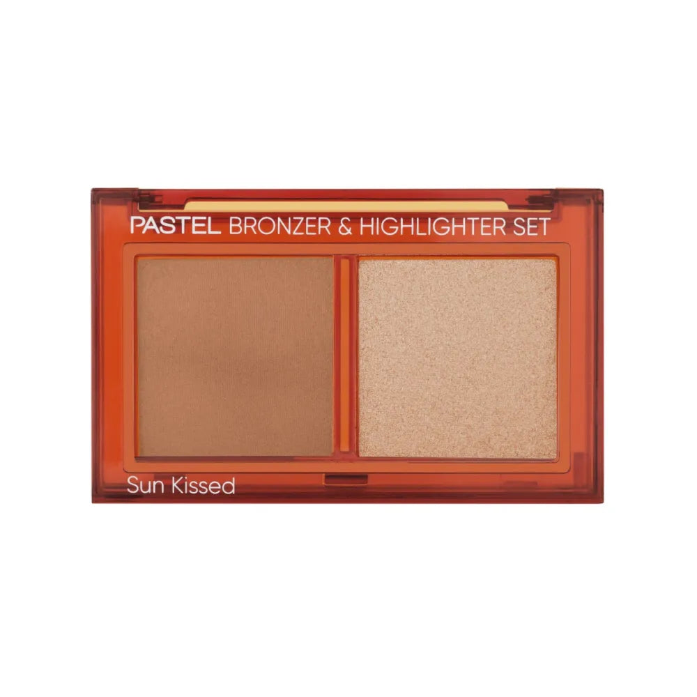 PASTEL Bronzer Highlighter Set Face Contouring No. 01 - Sun Kissed 1pc. - Kosmetika
