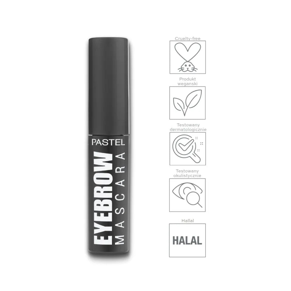 PASTEL Eyebrow Mascara antakiams nr. 24 - Deep Brown 4.2ml - Kosmetika