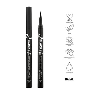PASTEL Pro Fashion Black Styler Akių pieštukas juodu smėliu 1.1ml - Kosmetika