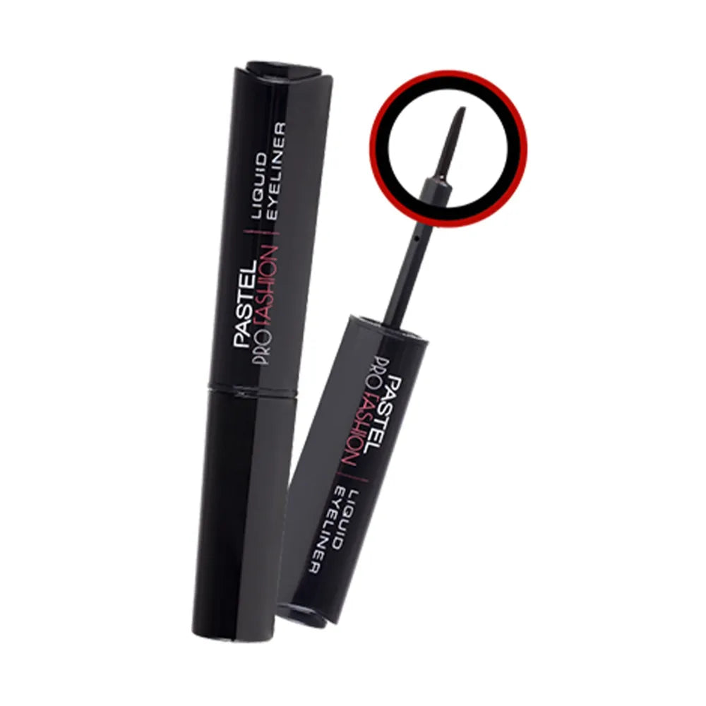 PASTEL Pro Fashion Liquid Eyeliner skystas juodas 4.62ml - Kosmetika