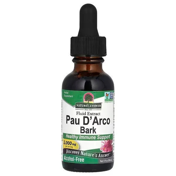 Pau D’ Arco Bark 2000mg - 30 ml - Nature’s Answer - Papildai