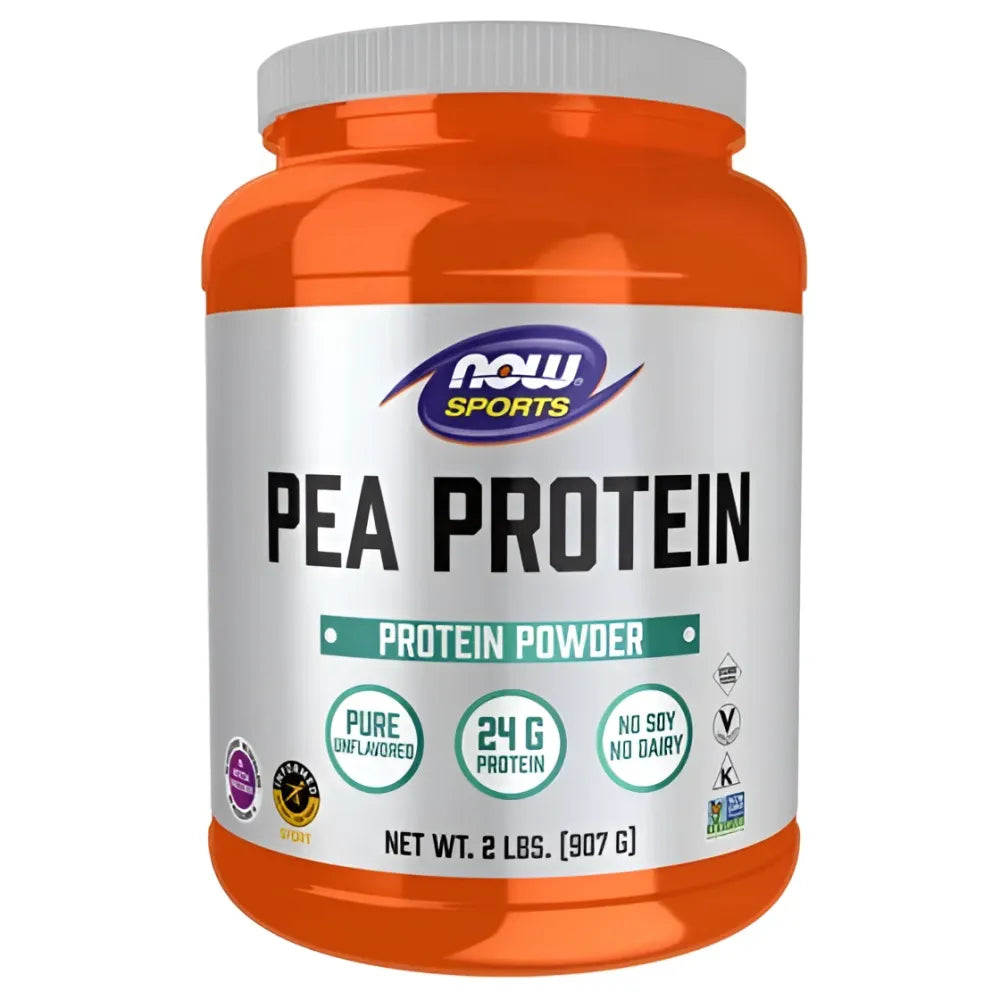 Pea Protein Unflavored - 907g - NOW Foods - Papildai